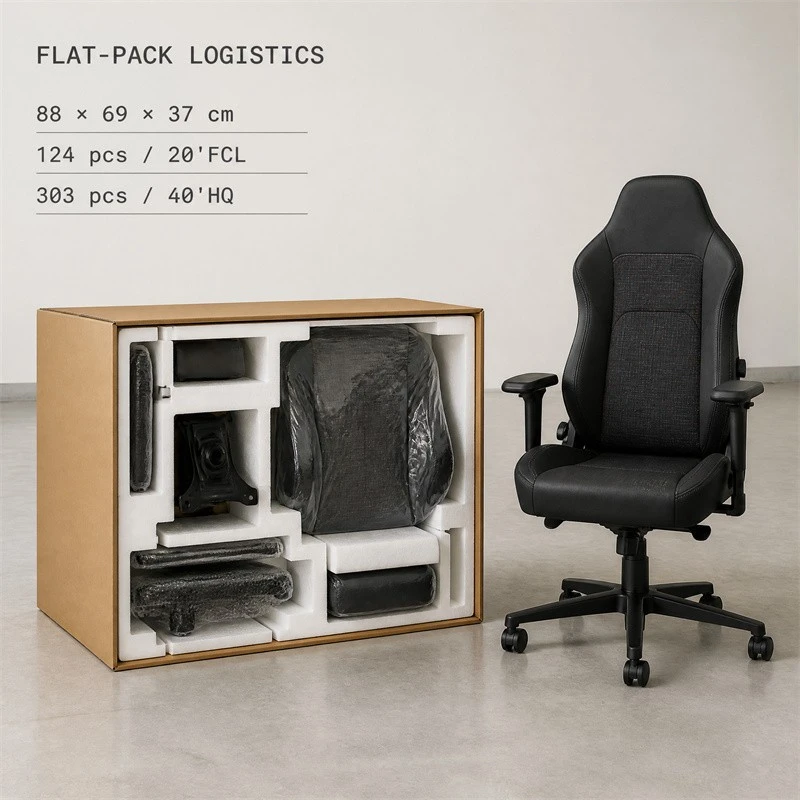 Ergonomic Adjustable Swivel Gaming Chair factory